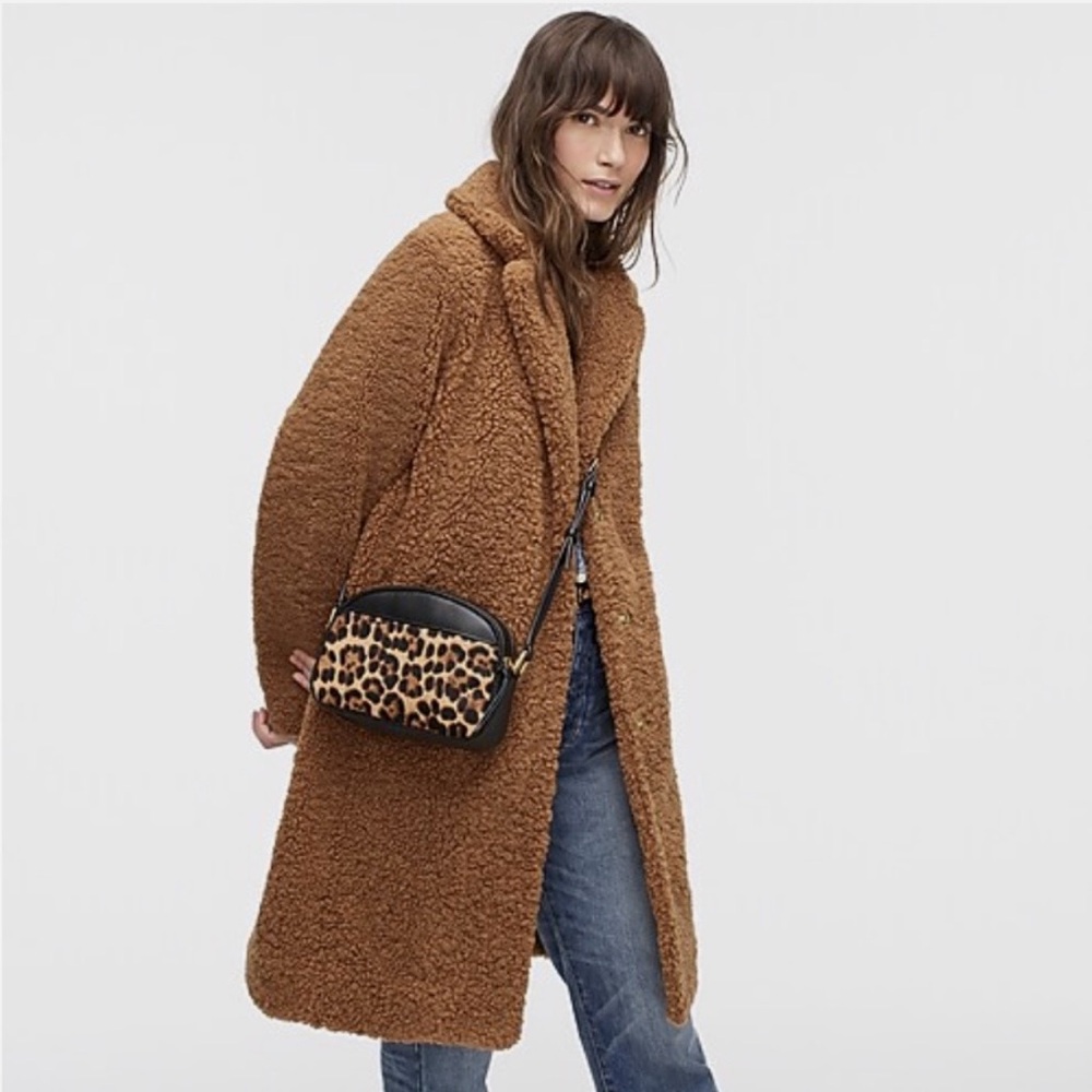 J CREW teddy sherpa jacket